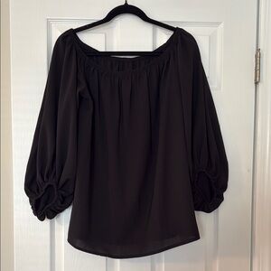 Elegant Black Women's Top